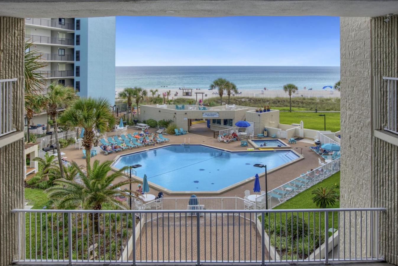 Seas The Day - Top Of The Gulf 320 - Beach Front Resort - Free Beach Chair Service Панама-Сіті-Біч Екстер'єр фото