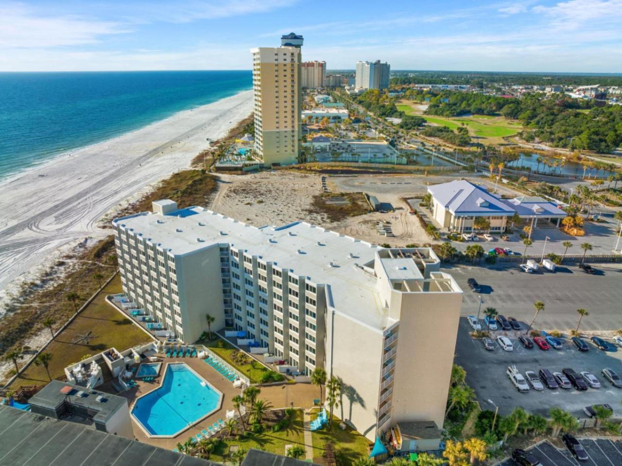Seas The Day - Top Of The Gulf 320 - Beach Front Resort - Free Beach Chair Service Панама-Сіті-Біч Екстер'єр фото